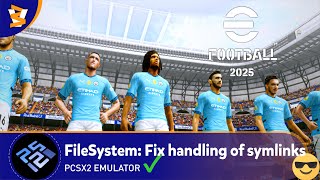 PCSX2 QT64bit v21123  PES 2014 mod eFootball 2025 VulkanReshade [upl. by Olrak]