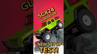 Testing new suspension and tires on my Axial SCX24 Gladiator [upl. by Zakaria624]