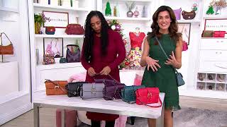 Dooney amp Bourke Saffiano Leather Kyra Crossbody on QVC [upl. by Pearline]