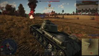 Warthunder Ground Gameplay America and USSR tanks [upl. by Nilkoorb]