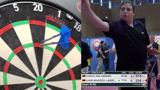 Lukas Dallmann vs Liam MaendlLawrance Highlights  SDC Tour 10 First Round 2023 [upl. by Cochrane]