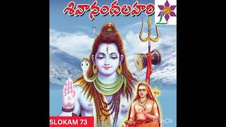 Slokam 73 of Sivananda Lahari  One Slokam a Day slokas [upl. by Hannaoj]