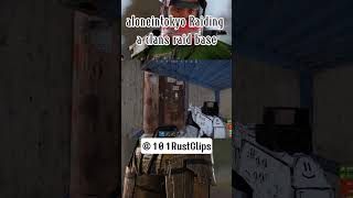 aloneintokyo Raiding a clans raid base rust shorts aloneintokyo [upl. by Debby578]