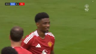 AMAD DIALLO GOAL  RANGERS VS MANCHESTER UNITED PRE SEASON FRIENDLY [upl. by Sabah]