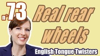 Ecom Anglais Les Virelangues 73100 quotWere real rear wheelsquot Tongue twister [upl. by Finley]