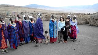 Tanzania Ngorongoro  Maasai Village [upl. by Eenar]