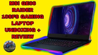 MSI GE66 Raider 10SFS Gaming Laptop  UNBOXING  REVIEW [upl. by Jedd185]