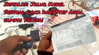 Skema Instalasi Kabel Alarm central lock dan Modul doorlock Semua Pasti Bisa‼️ [upl. by Orips]