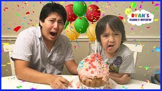 Daddys Surprise Birthday Disaster with Ryans Family Review [upl. by Necila276]