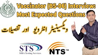 VACCINATOR INTERVIEW 2024  VACCINATOR MOST EXPECTED QUESTIONS [upl. by Sidras11]