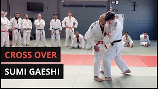 How to do Sumi Gaeshi variation for JudoBJJ  JFAUK Sussex Judo Summer Camp [upl. by Eeluj]