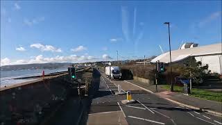 Sandown Seafront By Bus  Southern Vectis Route 3 On Diversion  Isle Of Wight  2022  kittikoko [upl. by Daitzman]