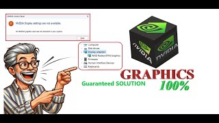 NVIDIA graphics card was Not Detected in your System  Graphics not working  Graphics problem [upl. by Vergos492]