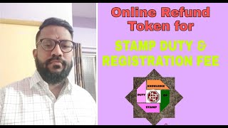 Online Refund Token for Stamp Duty amp Registration fee [upl. by Esmond]