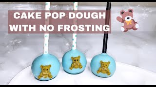 HOW TO MAKE CAKE POPS WITH NO FROSTING EASY DIY HOMEMADE CAKE POPS [upl. by Beverlee707]