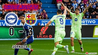 FC 25  ALAVÉS VS FC BARCELONA  JORNADA 9  LA LIGA EA SPORTS  PARTIDO COMPLETO football fifa [upl. by Selene613]