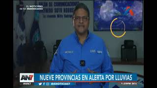 Mantienen nueve provincias en alerta por lluvias [upl. by Ekrub712]