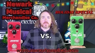 NUX Tube Man Overdrive vs Brownie Distortion  Holiday Special 2018 [upl. by Hermina]