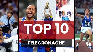 Top 10 Le telecronache più emozionanti dello sport italiano [upl. by Otrebmuh]