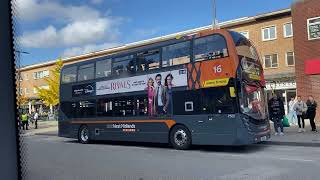 Enviro 400mmc 7502 Bus Route 73 Heartlands Hospital 🏥 [upl. by Kano423]