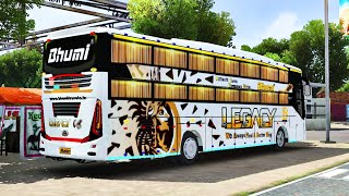 BHUMI TRAVELS LEGACY  BUS LIVERY BY MASTER ⚜️  bussidgujrat bussid livery bhumibuslivery [upl. by Yc558]