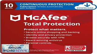 McAfee Total Protection 2024 Ready 10 Device Cybersecurity Software Includes Review [upl. by Enneire907]