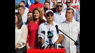 En conmemoración del 32 aniversario de la firma de los acuerdos de paz el Partido FMLN brinda [upl. by Necaj]