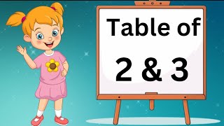 Learn Table of 2 and 3  Table of 2  Table of 3  3x13 Multiplication [upl. by Oam]