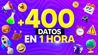 400 datos curiosos que te harán más interesante en 1 HORA ⏰🚀 3 [upl. by Alleinnad783]