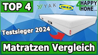 Matratzen Vergleich 2024 🛌 Emma bett1 YAK IKEA [upl. by Sergu253]