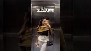 Olive top  white bottoms  best outfit outfitideas minivlog ruStyles ratemyfit [upl. by Olva434]