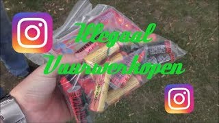 ILLEGAAL VUURWERK KOPEN OP INSTAGRAM  1 [upl. by Adnirim]