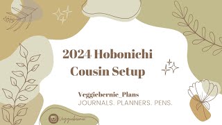 2024 Hobonichi Cousin Setup [upl. by Felipe644]