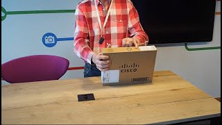 Cisco 8861 MPP Telephone Handset Unboxing Video By James Baly [upl. by Nyre]