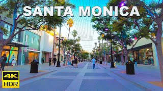 Downtown Santa Monica  Los Angeles California  November 2023 [upl. by Tutto]