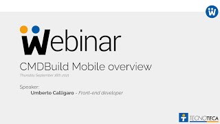 Webinar CMDBuild Mobile overview [upl. by Schonfield41]