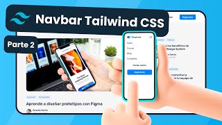 Como crear un Navbar con TailwindCSS  Parte 2 [upl. by Deloria]