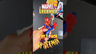 Posing the Marvel Legends VHS 2Pack SpiderMan 🕸️🤟🕷️ ActionFigures Marvel [upl. by Namso]