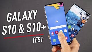 Test complet des Samsung Galaxy S10 et S10 [upl. by Enaled]