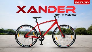 Xander The Hybrid That Does It All  Available in both Single amp MultiSpeed  Geekay Bikes [upl. by Odlopoel]