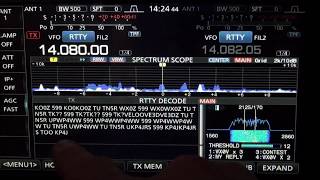 TN5R on 20m RTTY in MN March 11 2018 [upl. by Anifur]