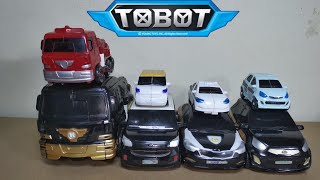 Tobot Toys  또봇 콰트란 C D R W 블랙에디션 합체 및 변형 또봇 미니 콰트란 Tobot Quatran C D R W Black Edition Combine [upl. by Edyaw]