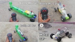 Top 4 Bottle RC Car Diy  scince project  diy ytshorts how shorts [upl. by Eeramit]