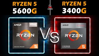 2022 AMD Ryzen 5 5600G Vs AMD Ryzen 5 3400G Test on 19 Games  Is Ryzen 5 3400G still good [upl. by Sinylg]