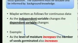 Matric revision Life Sciences Investigations 23 Scientific method [upl. by Rheingold]