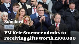 PM Keir Starmer admits to receiving freebies and gifts worth over £100000 [upl. by Atiuqam]