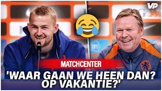 VLIJMSCHERPE 𝐃𝐄 𝐋𝐈𝐆𝐓 maakt VALENTIJN DRIESSEN AAN HET LACHEN op PERSCONFERENTIE 😂 [upl. by Assyn]