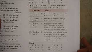 Biodiversity and its Conservation Class 12 Biology Objective [upl. by Etnaid185]