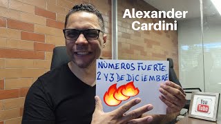 NUMERO PARA HOY Alexander Cardini Números Fuerte 🔥 31223 [upl. by Faxon]