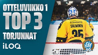 TOP 3torjunnat  Otteluviikko 1  2425 [upl. by Ahsinrev]